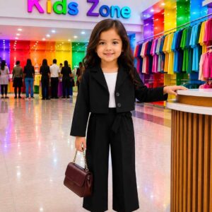 TrackSuit Western Dress Black