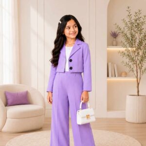 TrackSuit Western Dress Purpel
