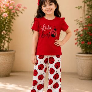 Little Lady Girls T-Shirt & Pant Set